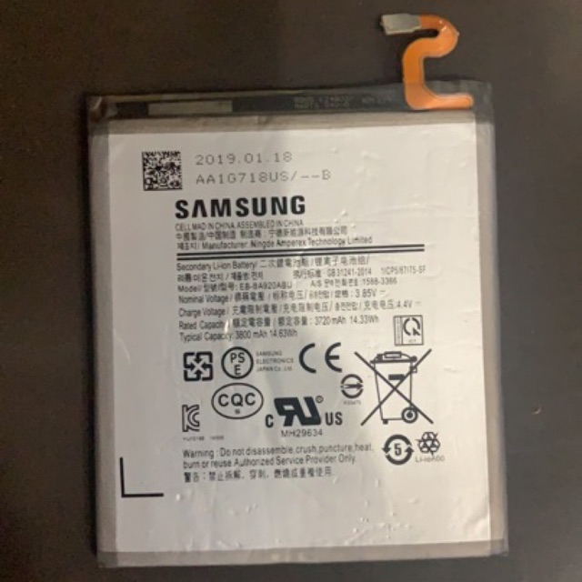 Pin Samsung Galaxy A9 2018 A920F EB-BA920ABU