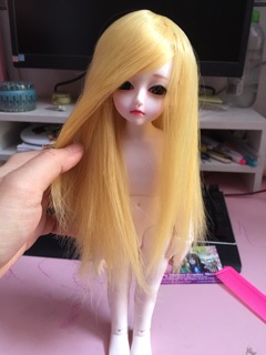Line may tóc búp bê - thẳng 20cm trơn