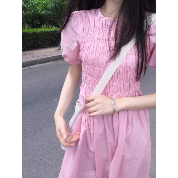 |DORIS DRESS| Đầm tiểu thư nhún ngực ngọt ngào TLÉA