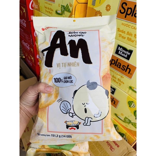 BÁNH GẠO NƯỚNG ORION AN VỊ TẢO BIỂN TỰ NHIÊN..(rẻ nhất)