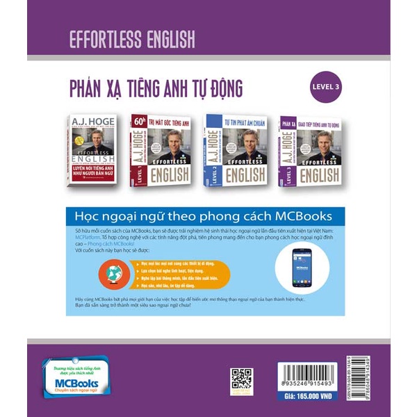 Sách - Effortless English - Phản Xạ Tiếng Anh Tự Động