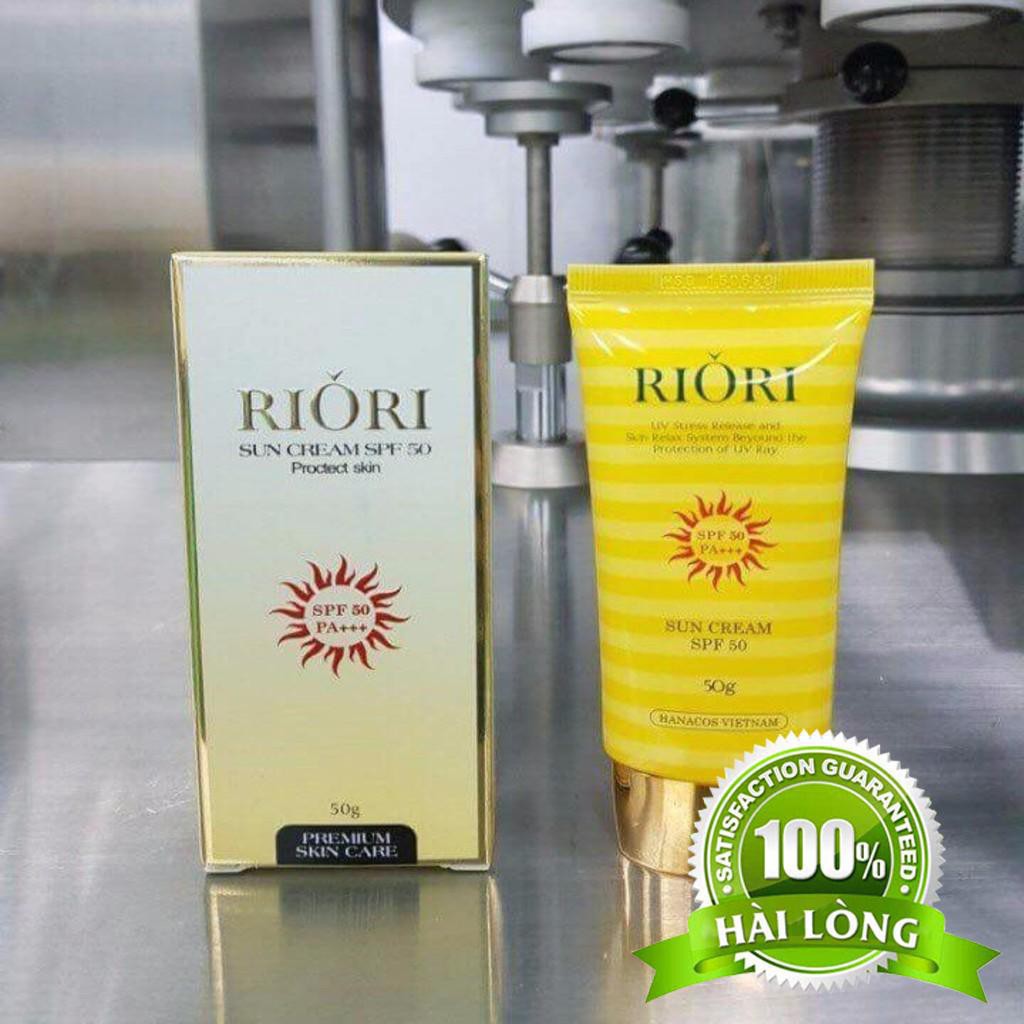 GÓI TEST KEM CHỐNG NẮNG RIORI SUN CREAM SPF50