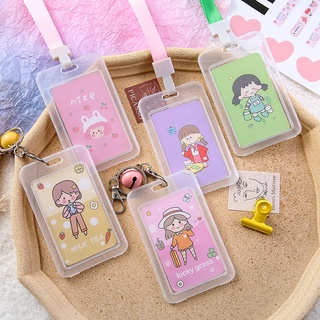 Thẻ Đeo Bảng Tên Học Sinh, Sinh Viên, Nhân Viên/ Phù Hiệu Hoạt Hình Dễ Thương Kèm Dây Hanabi DT01