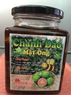 Mật Ong Ngâm Chanh Đào