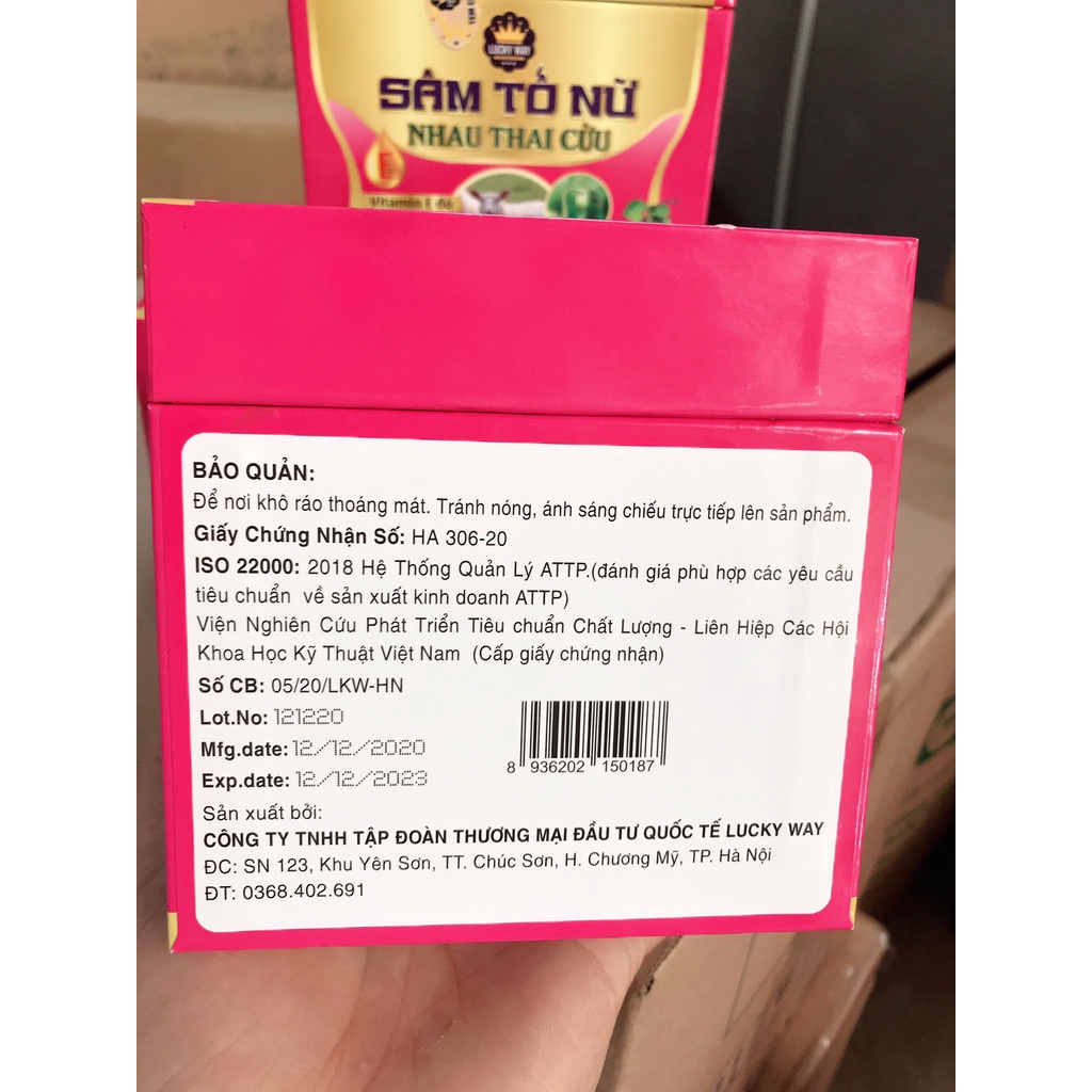 Sâm Tố Nữ Nhau Thai Cừu Bổ Sung Estrogen Tự Nhiên, Giúp Cân Bằng Nội Tiết Tố, Chống Khô Âm Đạo, Rụng Tóc, Đẹp Da - 500g