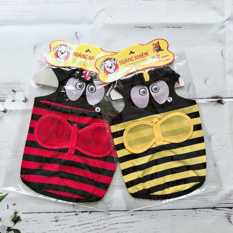 Áo cánh ong cho chó mèo(shop giao màu ngẫu nhiên)