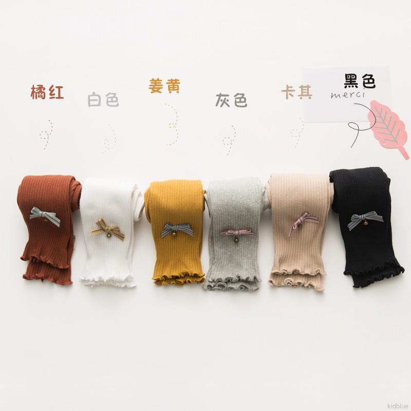 Quần Legging Phối Nơ Cho Bé Gái