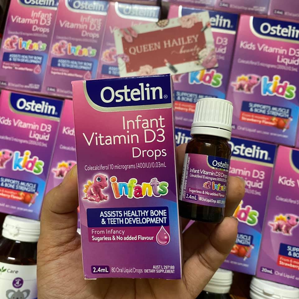 Bổ sung Vitamin D3 Ostelin cho trẻ