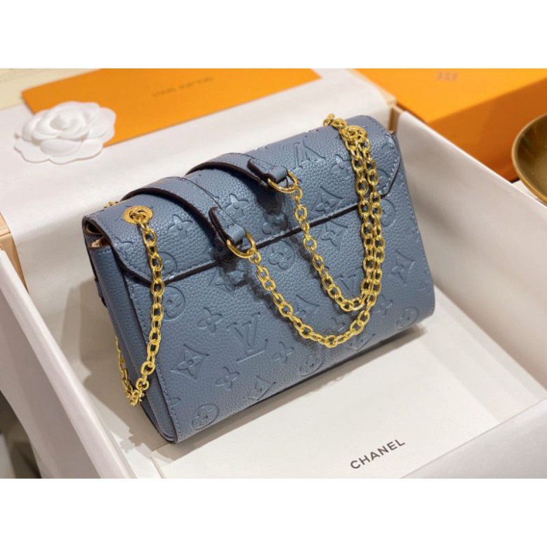 Túi xách  LV vavin da đẹp kèm dây xích đeo vai kèm hộp nam châm