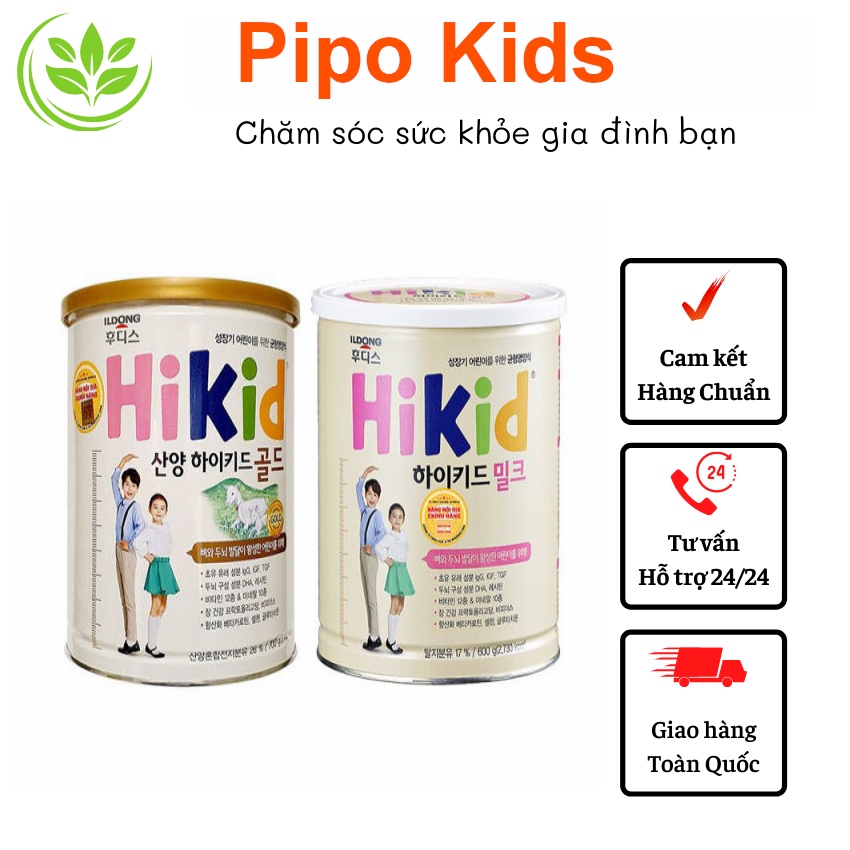 Sữa Hikid Ildong 600gr - Vị Vani và Sữa Dê Nhập khẩu của Phương Linh