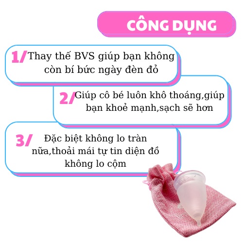 [Chính hãng] Cốc nguyệt san LINCUP Nhập khẩu từ Mỹ