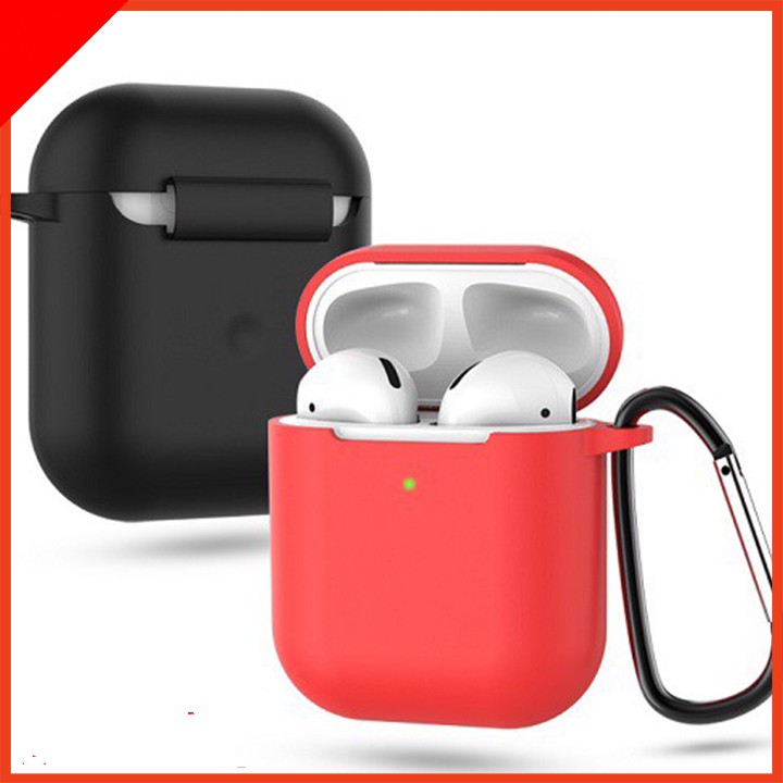 Vỏ silicon đựng bảo vệ hộp sạc tai nghe Apple AirPods chống sốc chống bụi taiyoshop3