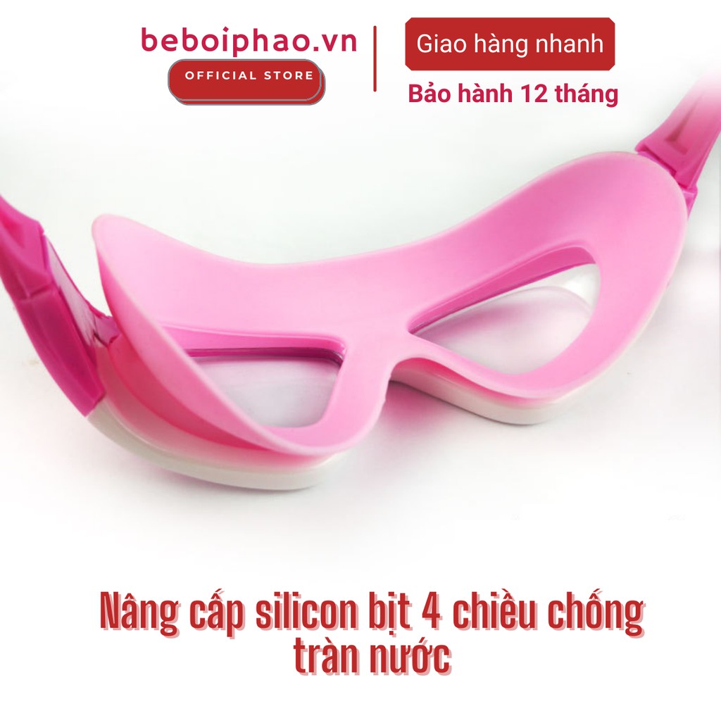 Kính Bơi Cho Bé Silicon 4 Chiều 2021 - Nâng Cấp Góc Nhìn Rộng, Roăng Toàn Bộ Viền Chống Tràn Nước Chống Hấp Hơi Khi Bơi