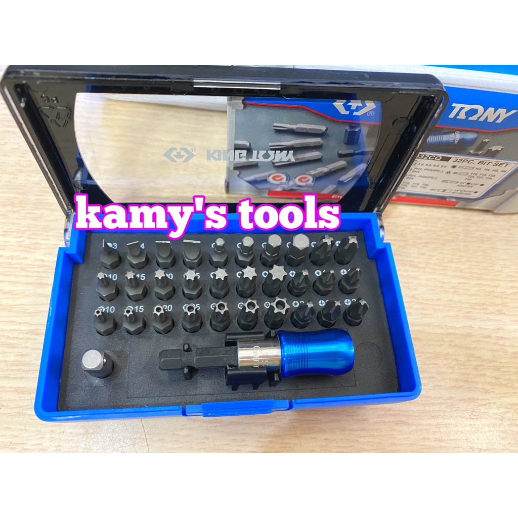 Bộ mũi vít Kingtony 32 chi tiết model 1032CQ