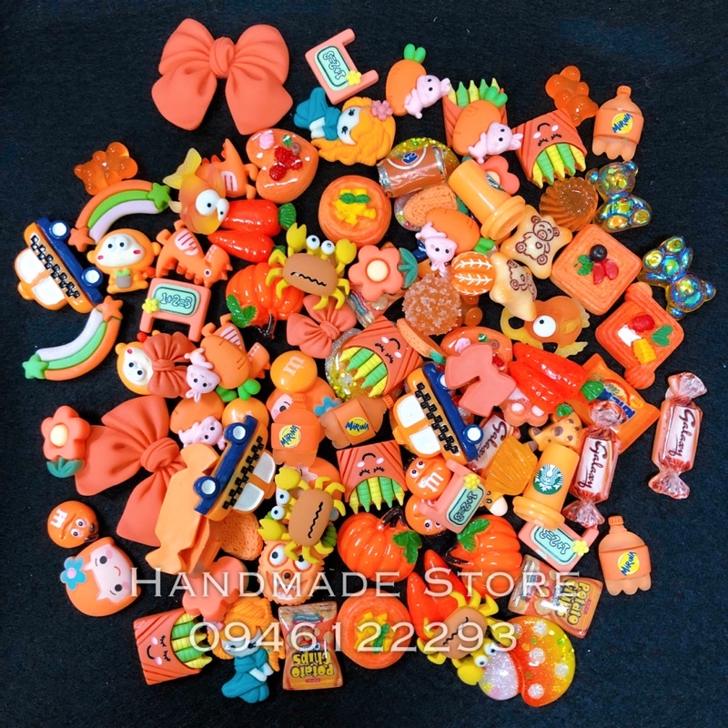 Combo 10 charm theo tone màu