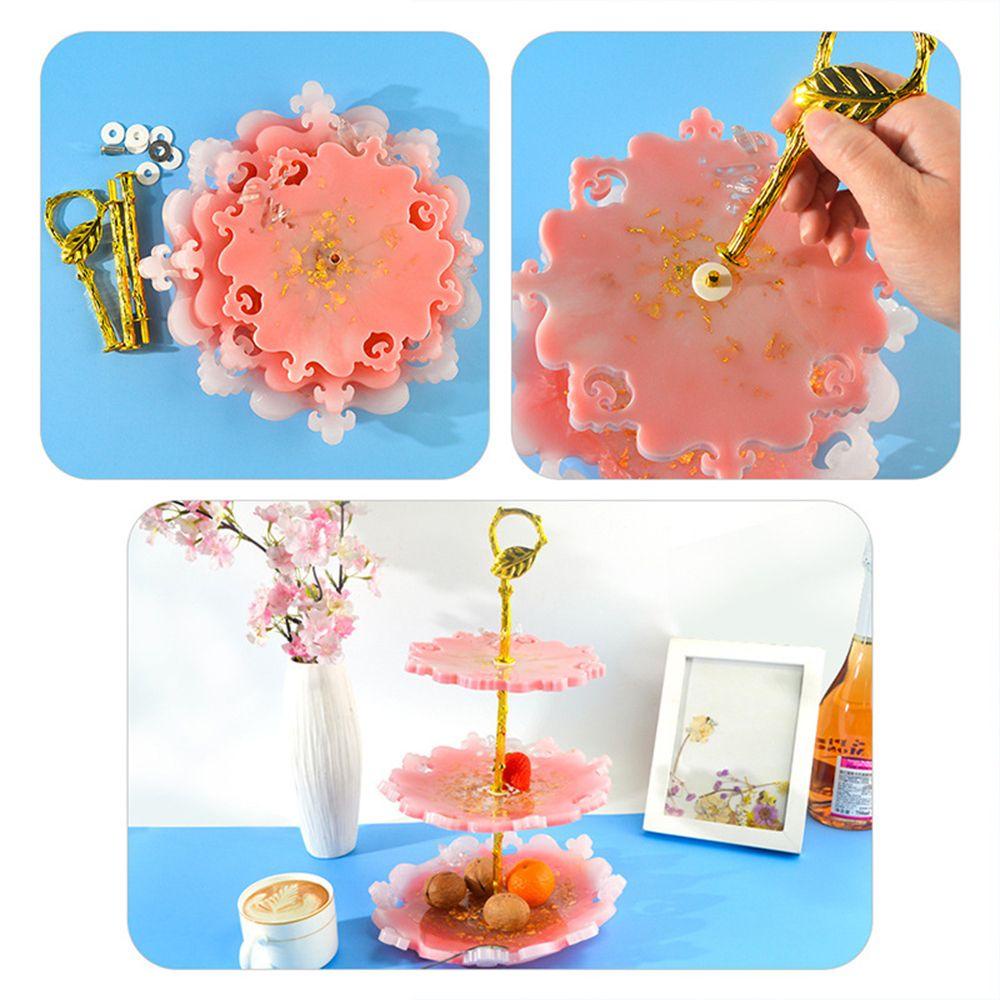 SUENIN Khay Đựng Trái Cây 3 Tầng Thủ Công Mỹ Nghệ Trang Trí Bàn Làm Việc Tại Nhà / Tiệc Tùng