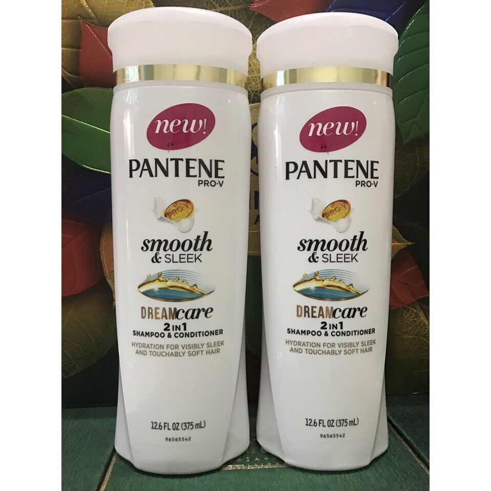 Dầu Gội + Xả 2in1 Pantene Pro-V Classic Clean 375ml/Chai Mỹ