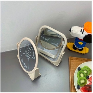 Gương để bàn đế gỗ -99de_cor-