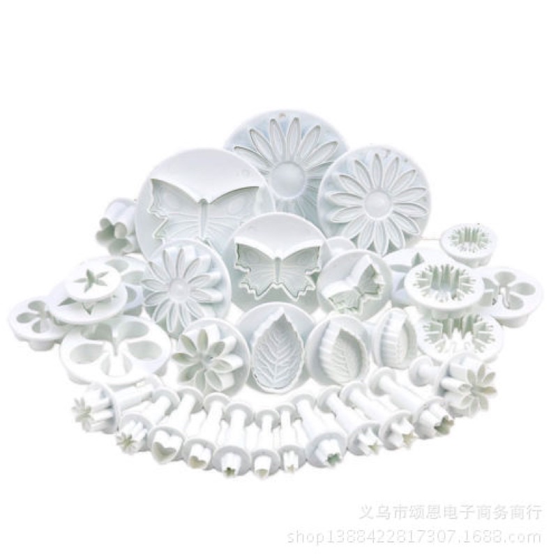 Bộ khuôn cắt tạo hình fondan 33 chi tiết