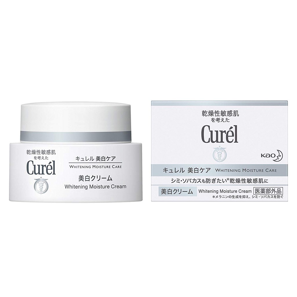 Kem dưỡng trắng cho da nhạy cảm Curel Whitening Moisture Care 40g - Nhật Bản