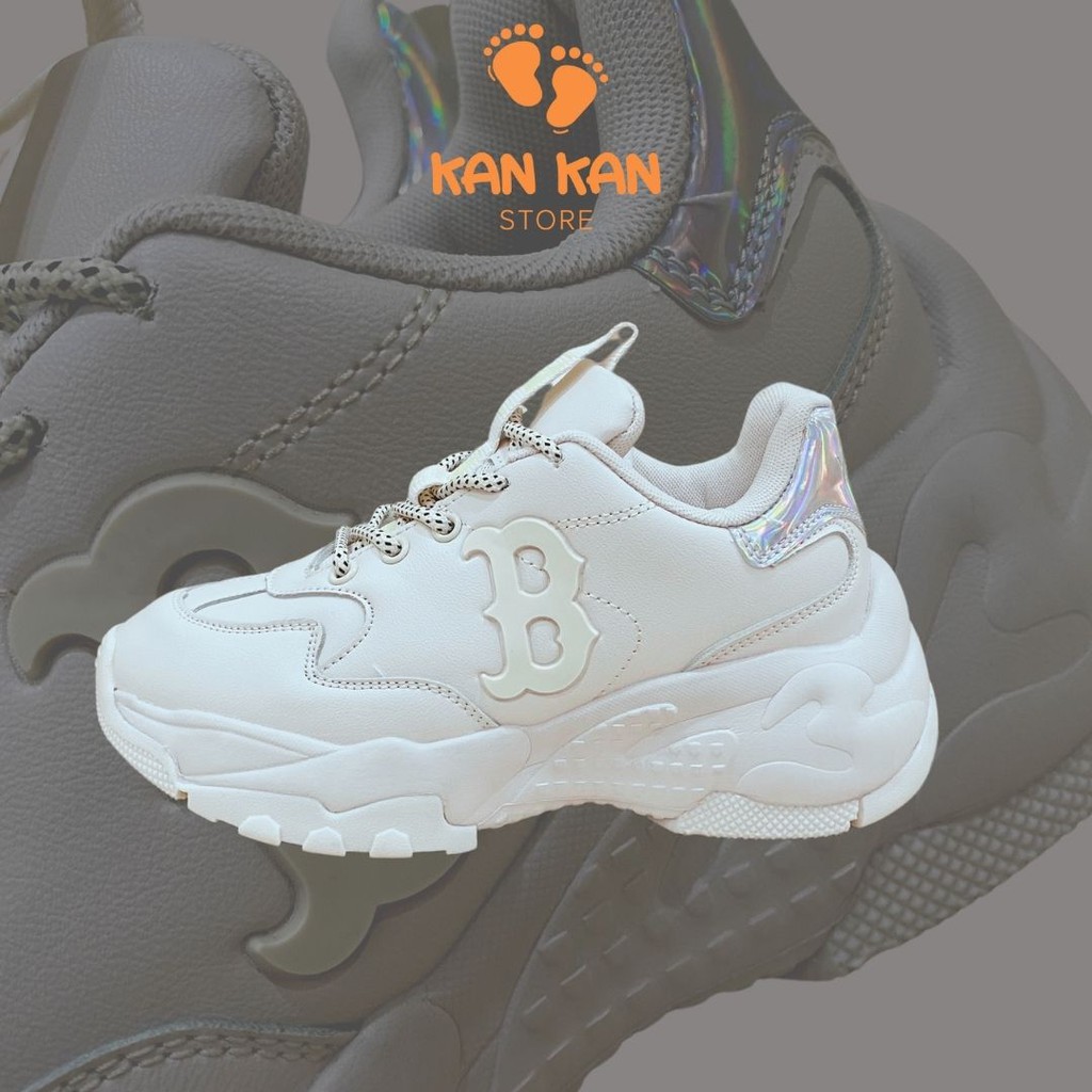 Giày Thể Thao Nữ Độn Đế KA050 Giầy Bostom Sneaker NY Trắng Đi Học Đi Chơi Chất Đẹp Thời Trang Hot Trend KanKanStore