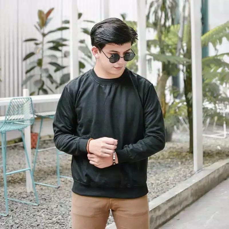 Áo Sweater Màu Trơn Thời Trang Cho Bé Trai | BigBuy360 - bigbuy360.vn