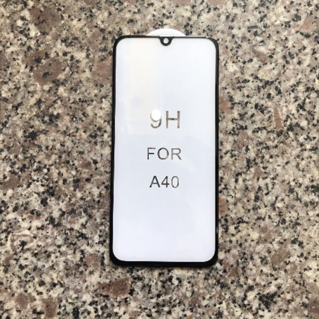 Cường lực 5D full màn Samsung A40 bo góc cực đẹp