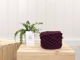 Dây thừng Macrame màu TÍM củ dền