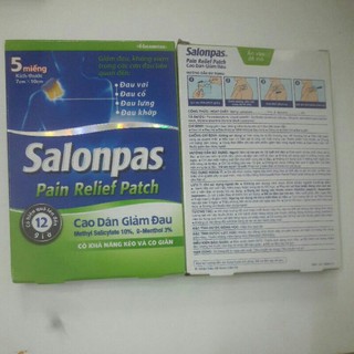 Cao dán Salonpas Pain Relief Patch  ( có khả năng kéo và co giãn)