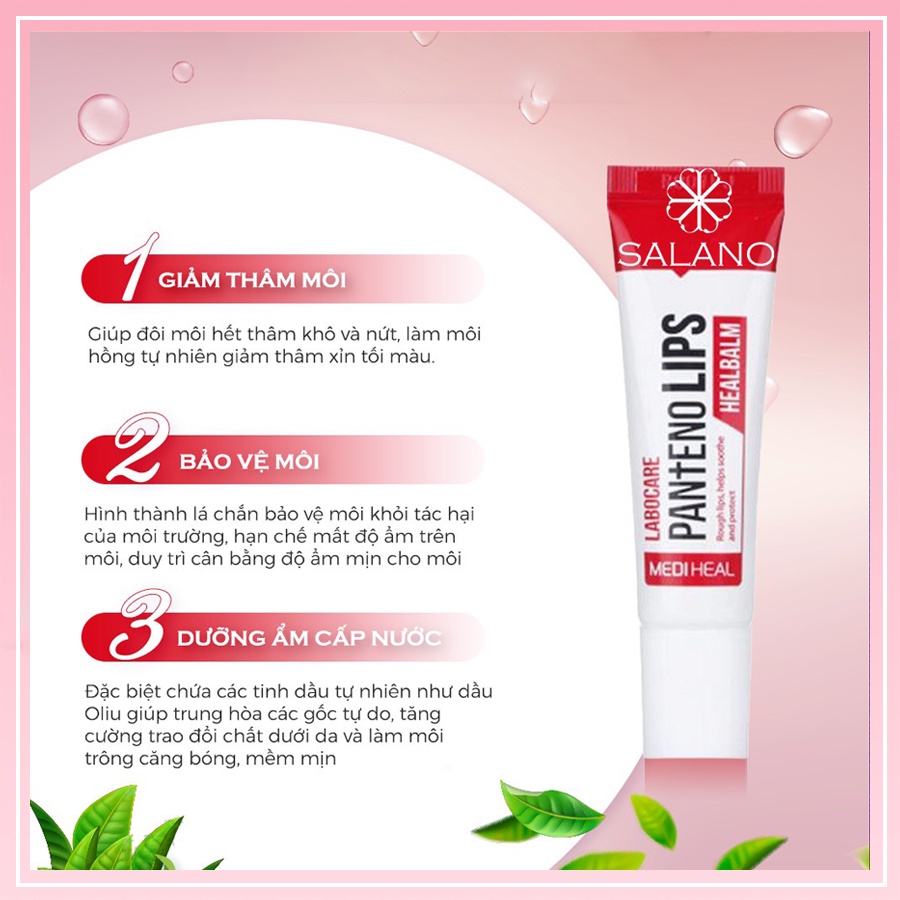 Son Dưỡng Ẩm Môi Siêu Lì Có Màu Lâu Trôi Ngày Và Đêm Mediheal Labocare Pantenolips Giảm Thâm, Chống Nẻ Dưỡng Ẩm Môi