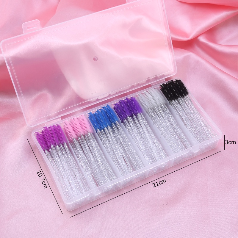 Thiết bị kéo dài lông mi với hộp 180/300 đánh lông mi loại bỏ Mascara bôi trên trang điểm vi mô.