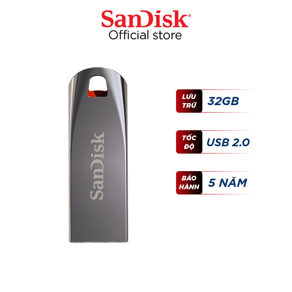 USB 2.0 Sandisk CZ71 32GB Cruzer Force