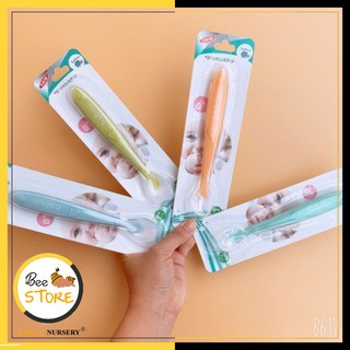 [MỞ KHO SỈ BÁN LẺ] Thìa Ăn Dặm Silicon Babuu Cho Bé, Muỗng Silicon