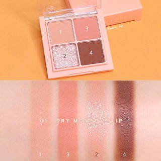 Bảng Màu Mắt 4 Ô Romand Better Than Eyes