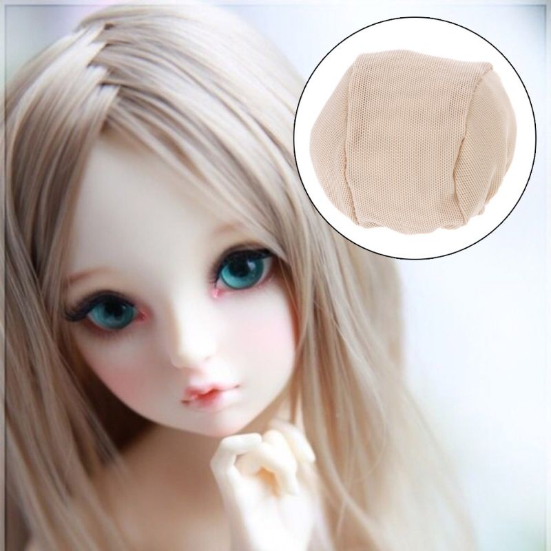 Mũ Đội Đầu Kèm Tóc Giả Handmade Vui Nhộn Dành Cho Búp Bê