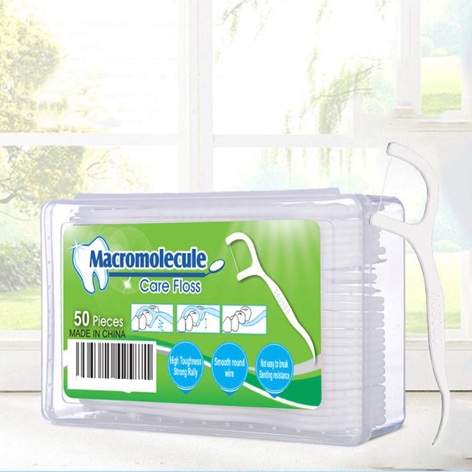 Hộp 50 Chiếc Tăm Chỉ Nha Khoa NAVI