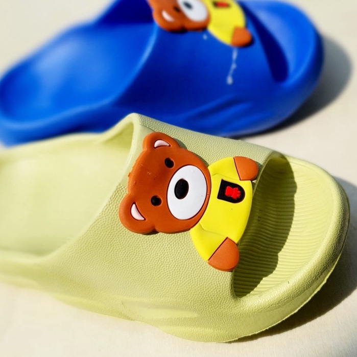 Dép bánh mì siêu nhẹ cho bé trai bé gái hình gấu túi siêu to