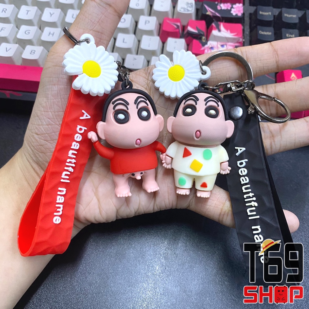 Móc khóa mô hình anime Shin Cậu bé bút chì