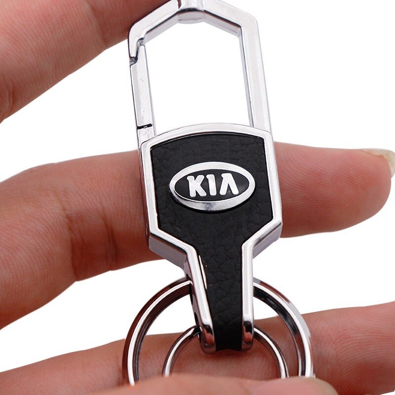 Móc Khóa Da Hình Logo Xe Hơi Kia