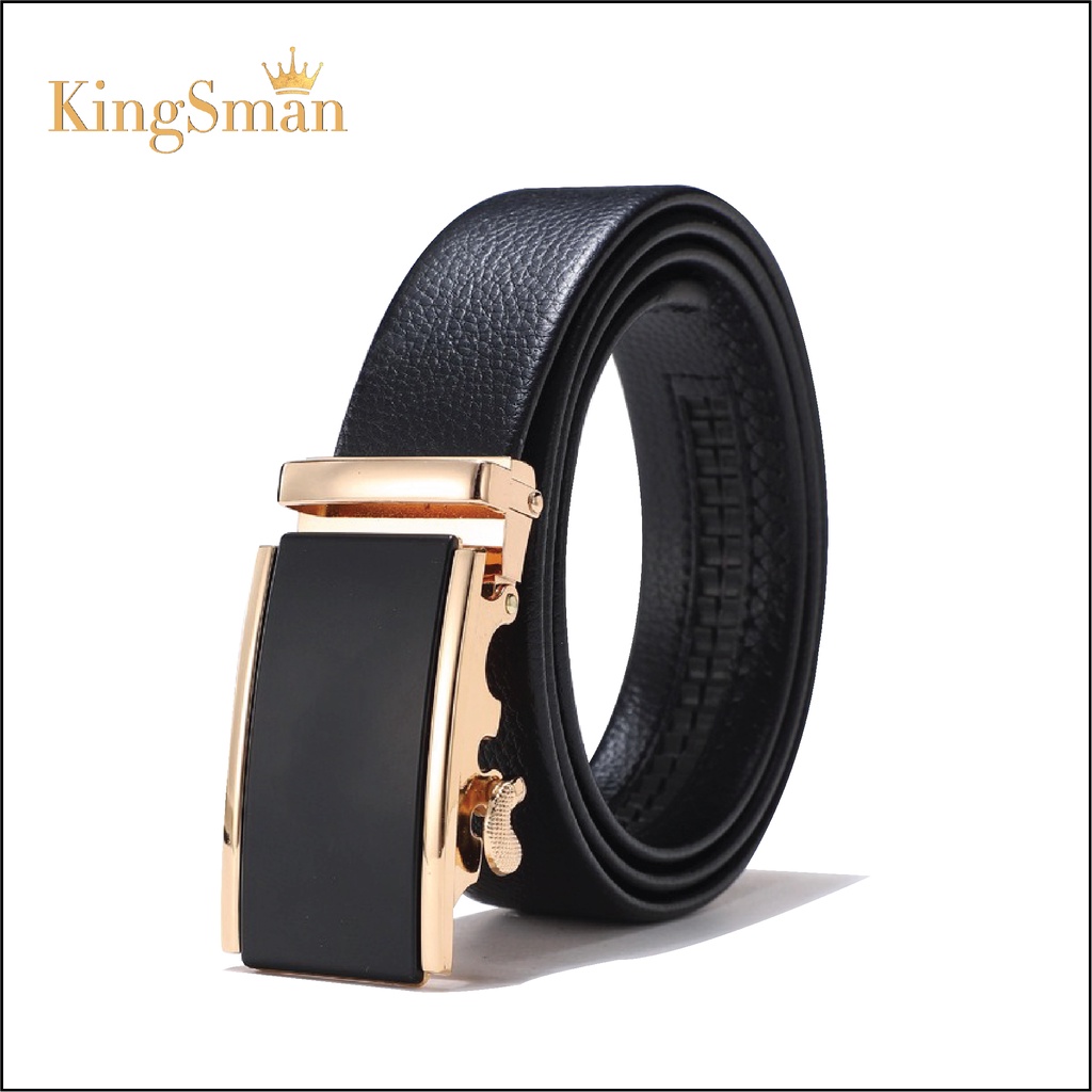 Thắt lưng nam cao cấp shop KINGSMAN 24 da xịn, dây nịt lưng nam có hộp đựng Bảo hành Cam kết 1 đổi 1