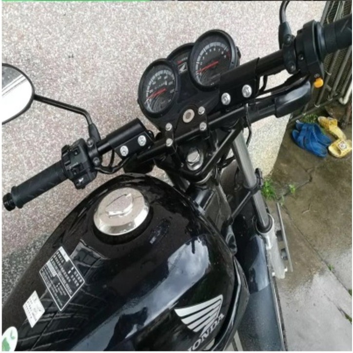 GHI ĐÔNG 3 KHÚC 💎 Hàng nhôm nguyên khối chống rung lắc chuyên dùng độ các xe cao cấp dáng cafe racer | BigBuy360 - bigbuy360.vn