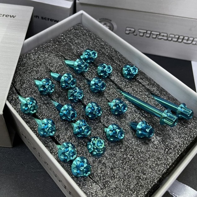 [COMBO] ỐC LỐC MÁY TITANTIUM GR5 (bolts - salaya G3)  CHO XE GẮN MÁY