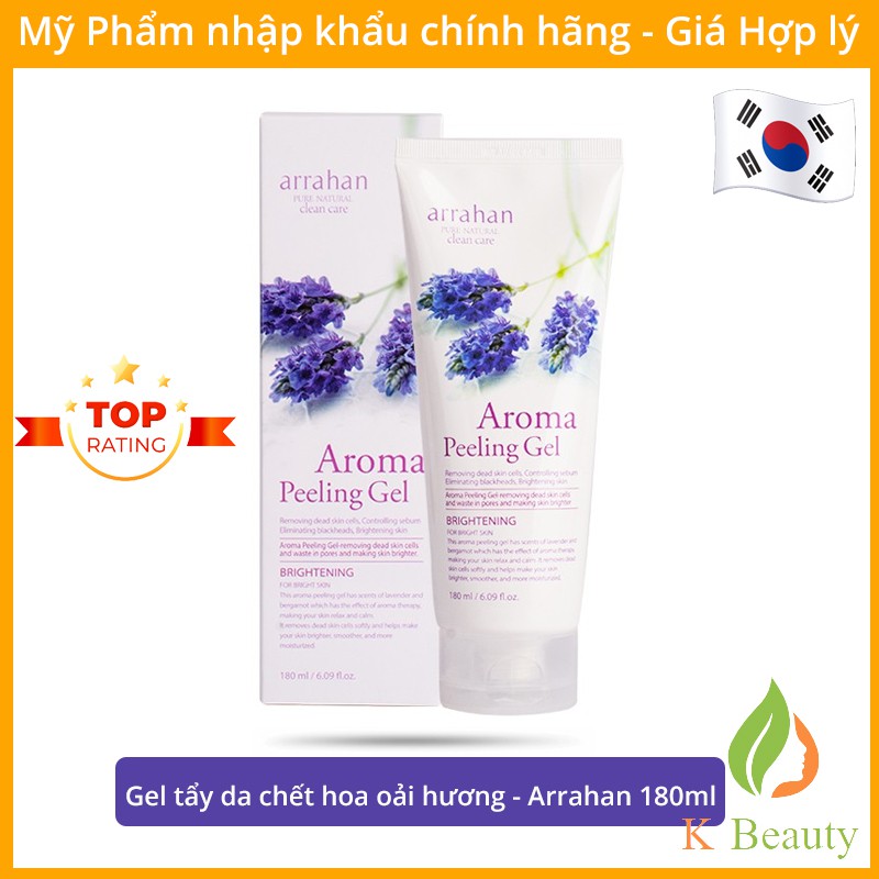 Gel tẩy da chết, tẩy tế bào chết hoa oải hương - Arrahan Aroma Peeling Gel - [Chính Hãng Hàn Quốc] - 180ml