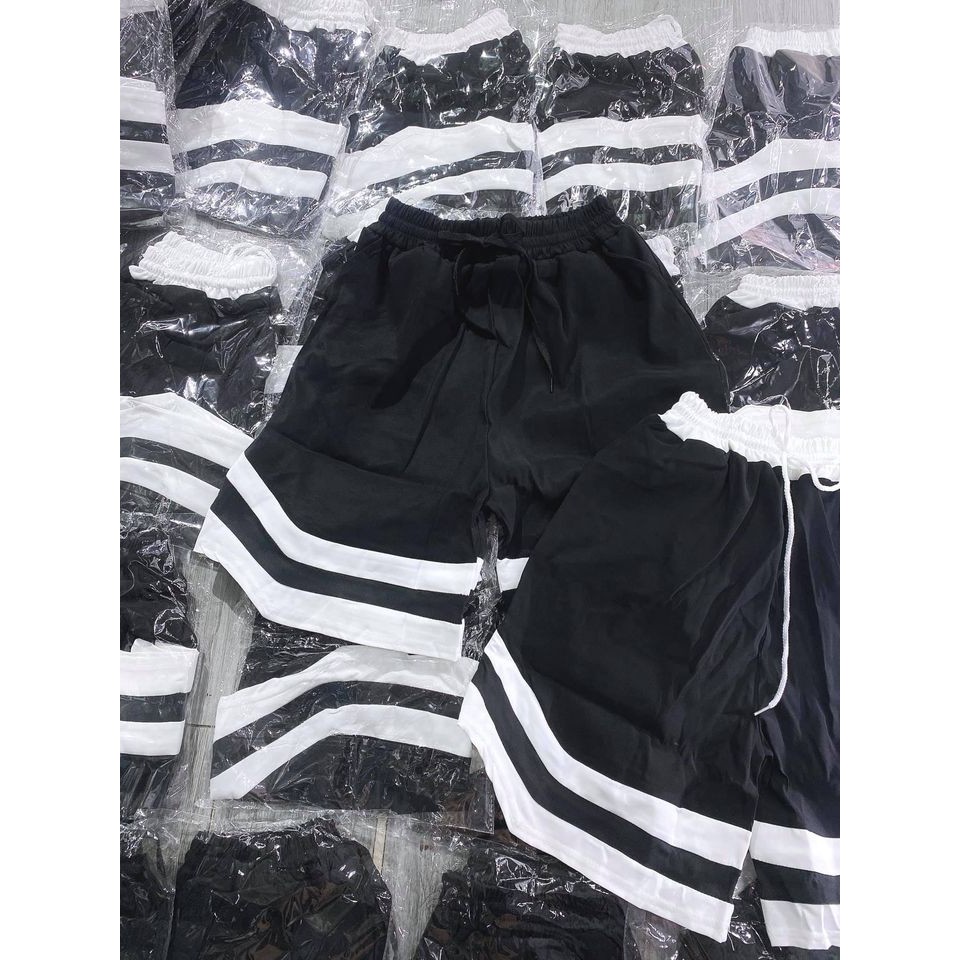 [RẺ VÔ ĐỊCH] Quần Sooc Chữ V Unisex Dáng Rộng- Quần Unisex Nam Nữ Ảnh Thật Kèm Video