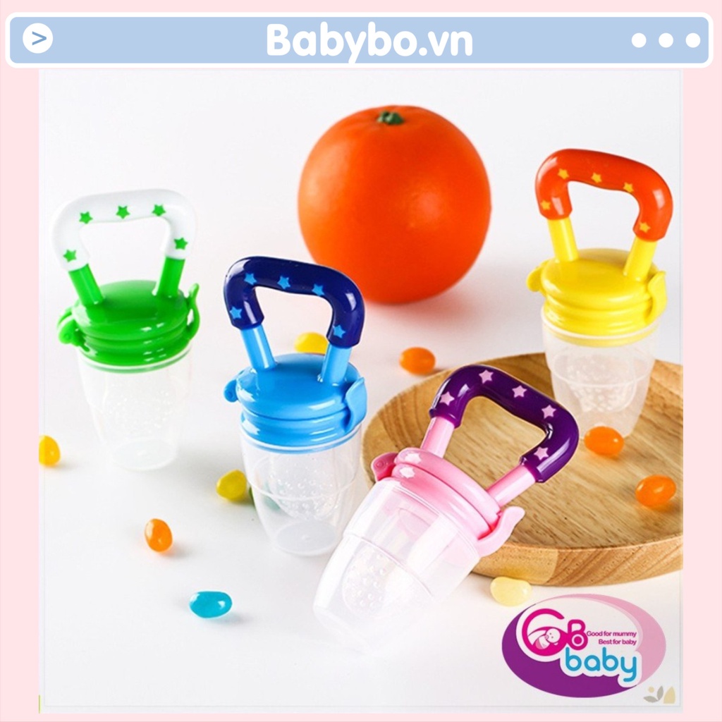 Túi nhai ăn dặm chống hóc 1 núm nhai chính hãng GB Baby Hàn Quốc cho bé
