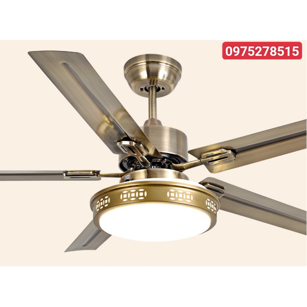 Quạt Trần BK5 Promax Lõi Đồng Full Gió, 3 Chế Độ Đèn LED,  Có Điều Từ Xa, Động Cơ DC 2 Chiều Gió  [Bảo Hành 5 Năm] | BigBuy360 - bigbuy360.vn