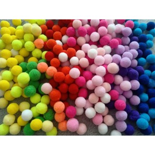 hạt pom pom trộn màu đủ size