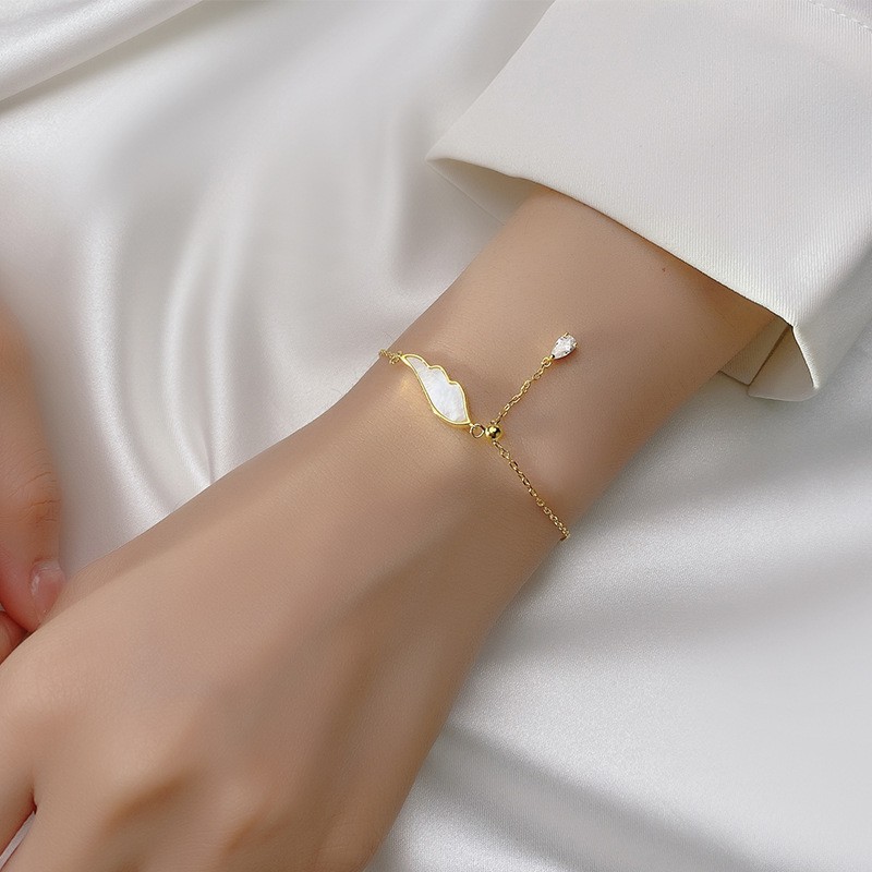 Vòng tay bạc Ý s925 cánh Phượng Hoàng khí chất tái sinh S4136 - AROCH Jewelry