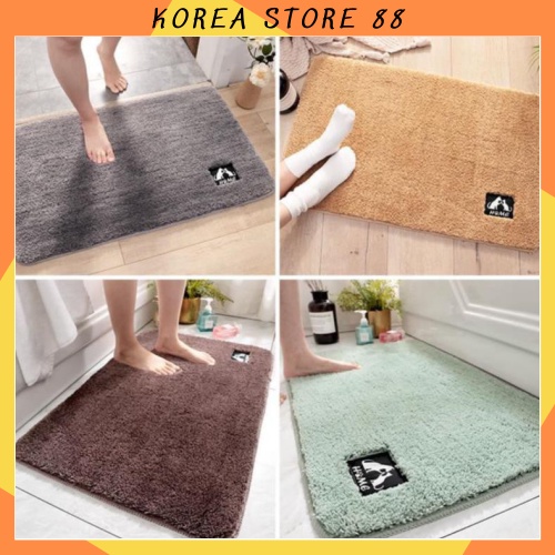 Thảm chùi chân phòng khách nhà tắm cao cấp có thể giặt máy 40x60cm-2424-KOREA STORE88