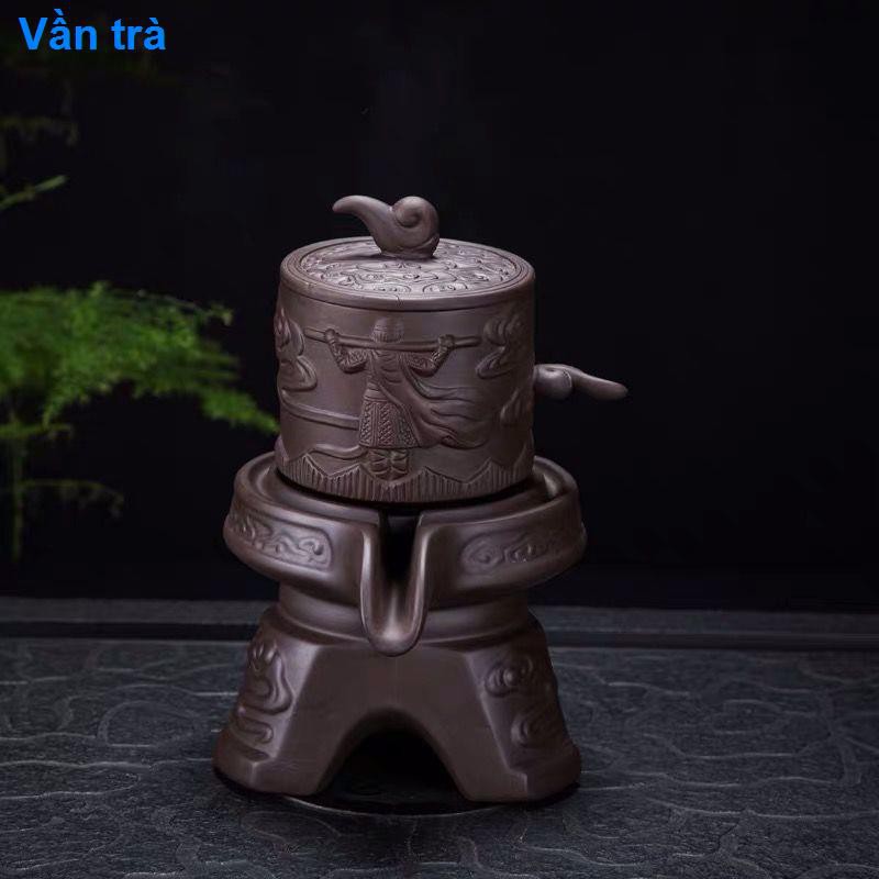 Bộ đồ uống trà tự động Lazy Zisha Gia dụng Cối xay đá bán Kung Fu tách Chén Caddy